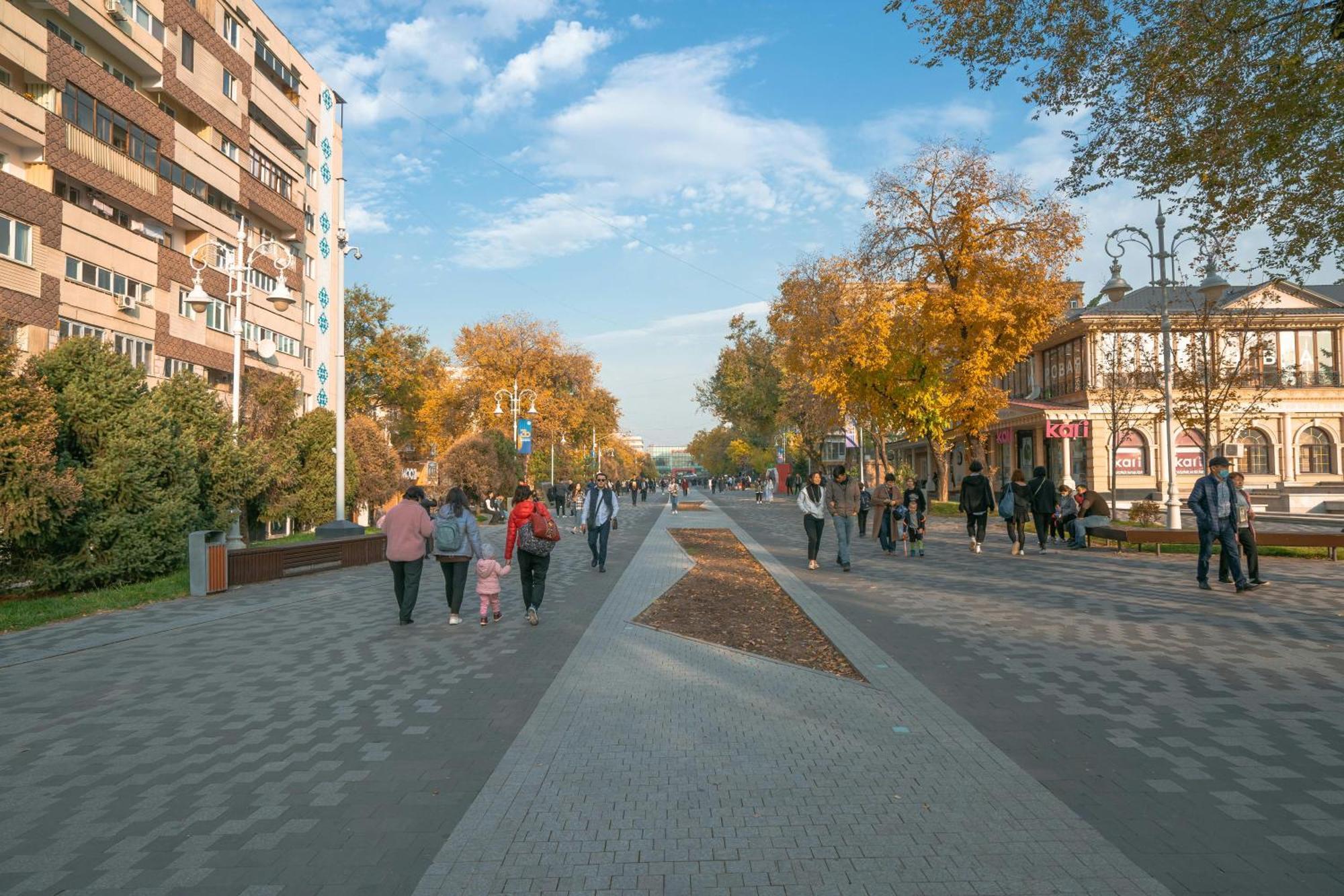 Nadezhda Apartments On Zhibek Zholy Avenue 33 Almaty Exterior foto